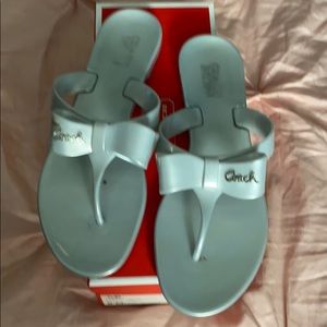 Coach jelly sandals